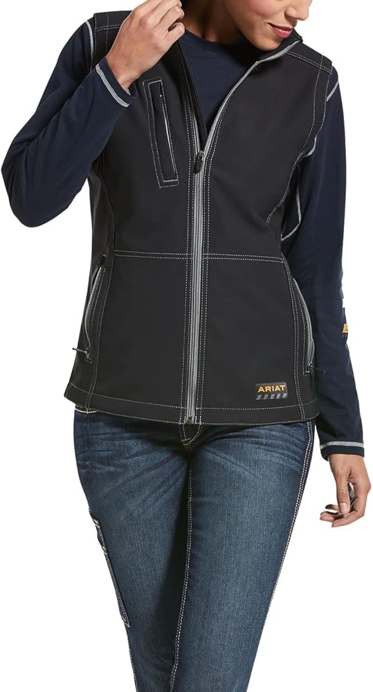 ARIAT Women's Rebar Stretch Canvas Softshell Vest