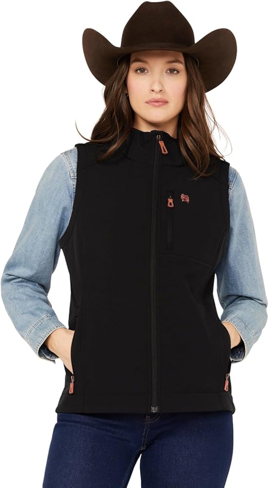 Cinch Womens Bonded Black Vest