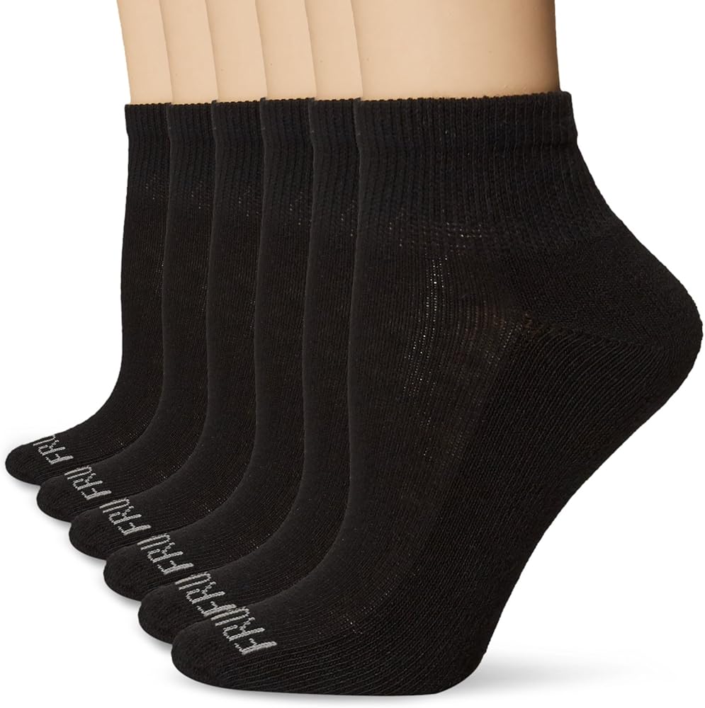 Fruit of the Loom Women's 6-Pair Ankle Socks