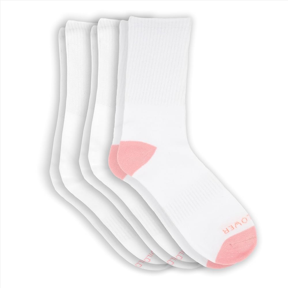 Wild Flowers Ladies 3PR Light Weight Crew Socks