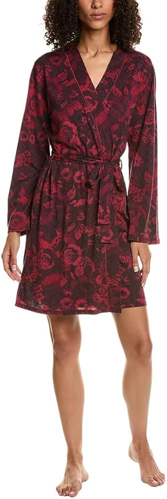 Johnny Was Women's Carrie Floral Print Cotton Cotton Modal Sleep Robe