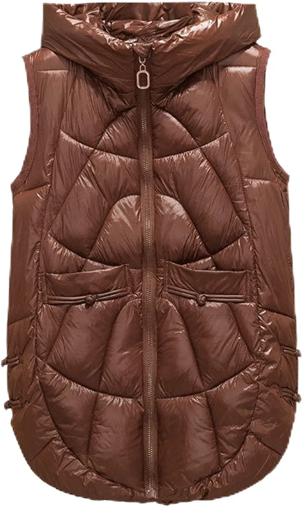 SARGE Autumn and Winter Cotton Vest Women Coat New 2022 Mid-Length Outer Wear Loose Jacket