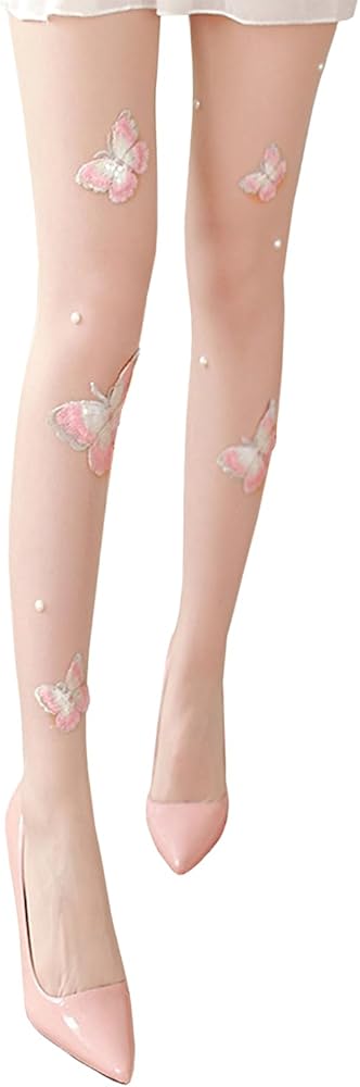 Novia's Choice Women's Sparkle Mermaid Fish Scale Print Pantyhose Leggings Tights Stocking Hosiery