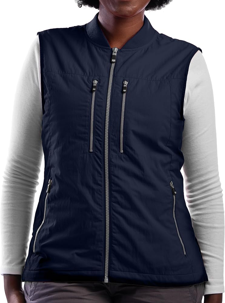 SCOTTeVEST 101 Vest for Women - 9 Hidden Pockets - Water Repellent for Travel & More