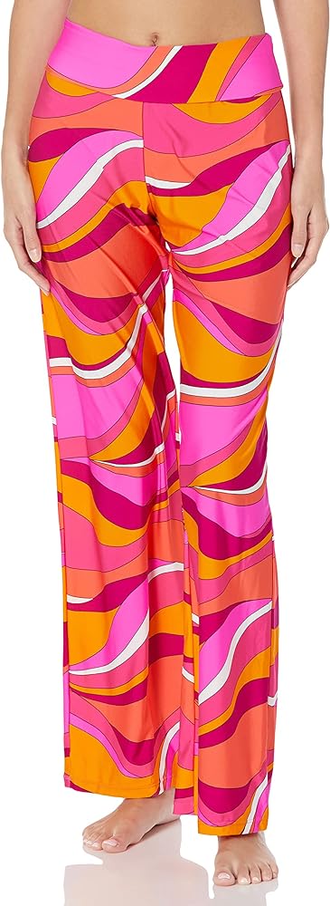 Trina Turk Women's Standard Vivid Vista Swim Pants-Bathing Suit Cover Ups