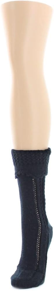 MeMoi ElegaKnit Chunky Knit Boot Socks