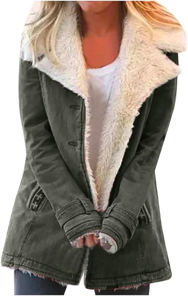 Women's 2023 Fashion Winter Coat Jacket Womens Winter Slim Women's Coat Coats for Women Women'S Fur Faux Fur Jackets