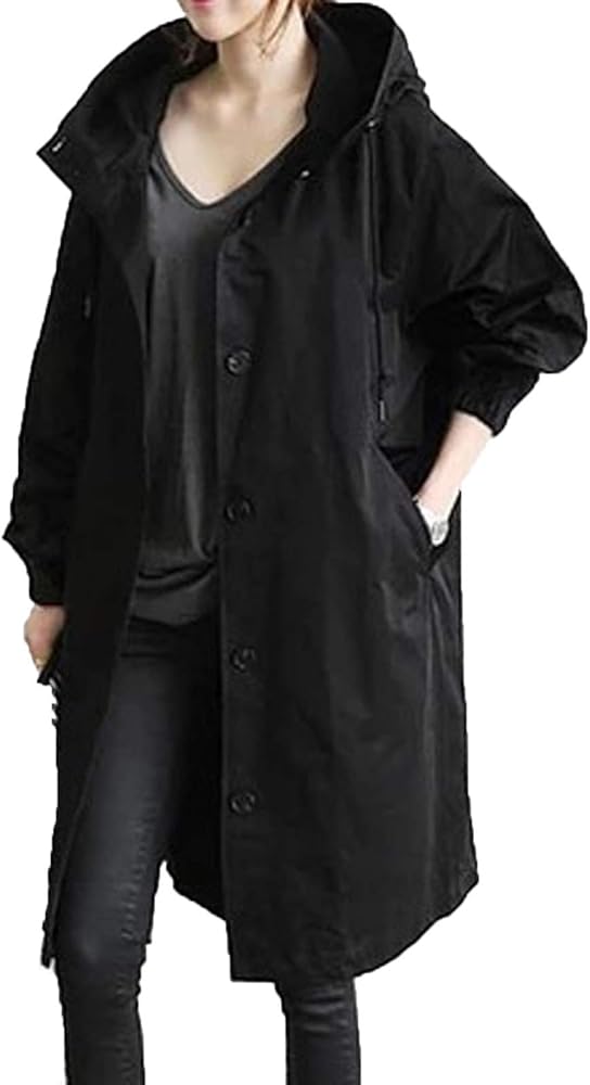 Winter Coats for Women Suit Collar Printed Pocket Jacket Black Trench Coat Trench Coats for Women Fall Wool Coats