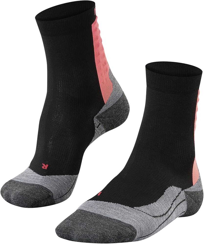 FALKE Women's Achilles Running Socks, Breathable Quick Dry, Mid Calf, Tendon Relief, Stabilizing Athletic Sock, 1 Pair