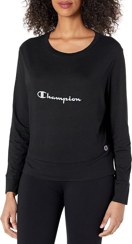 Champion Women's Sleep Pj Long Sleeve Tee