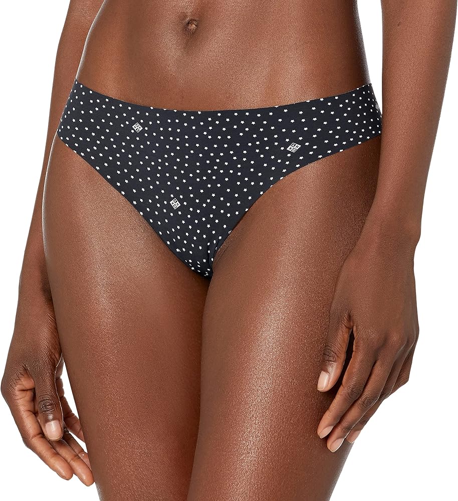 DKNY Women's Seamless Litewear Cut Anywhere Thong Panty