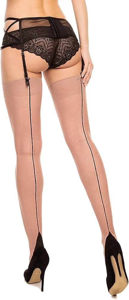 Glamory Women's Delight20 Plus Size Stockings