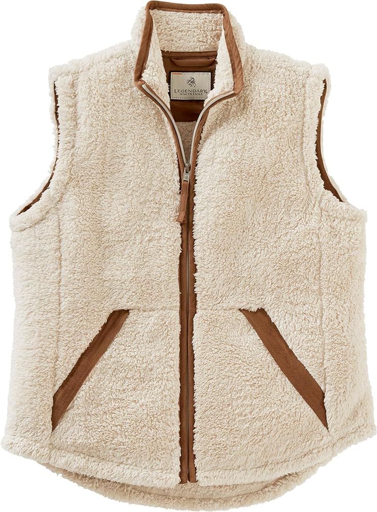 Legendary Whitetails Womens Fuzzy Hide Fleece Vest