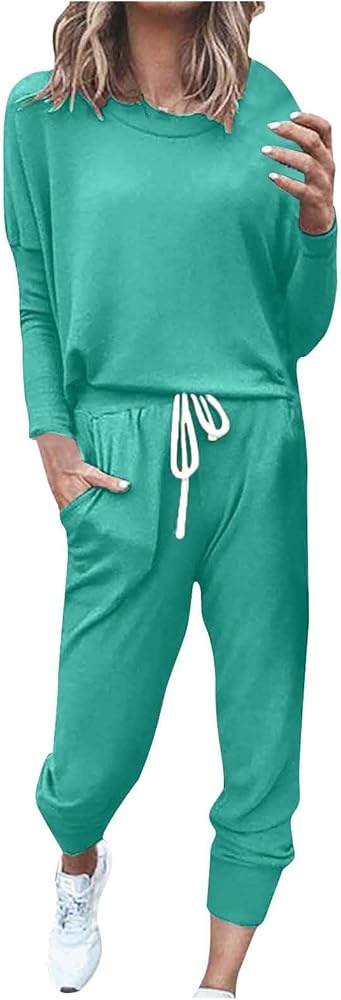 Jogging Suit Sets For Women Sweatsuits Sets 2 Piece Outfits Casual Lounge Sets Two Piece Sweat Suits Tracksuit For Women