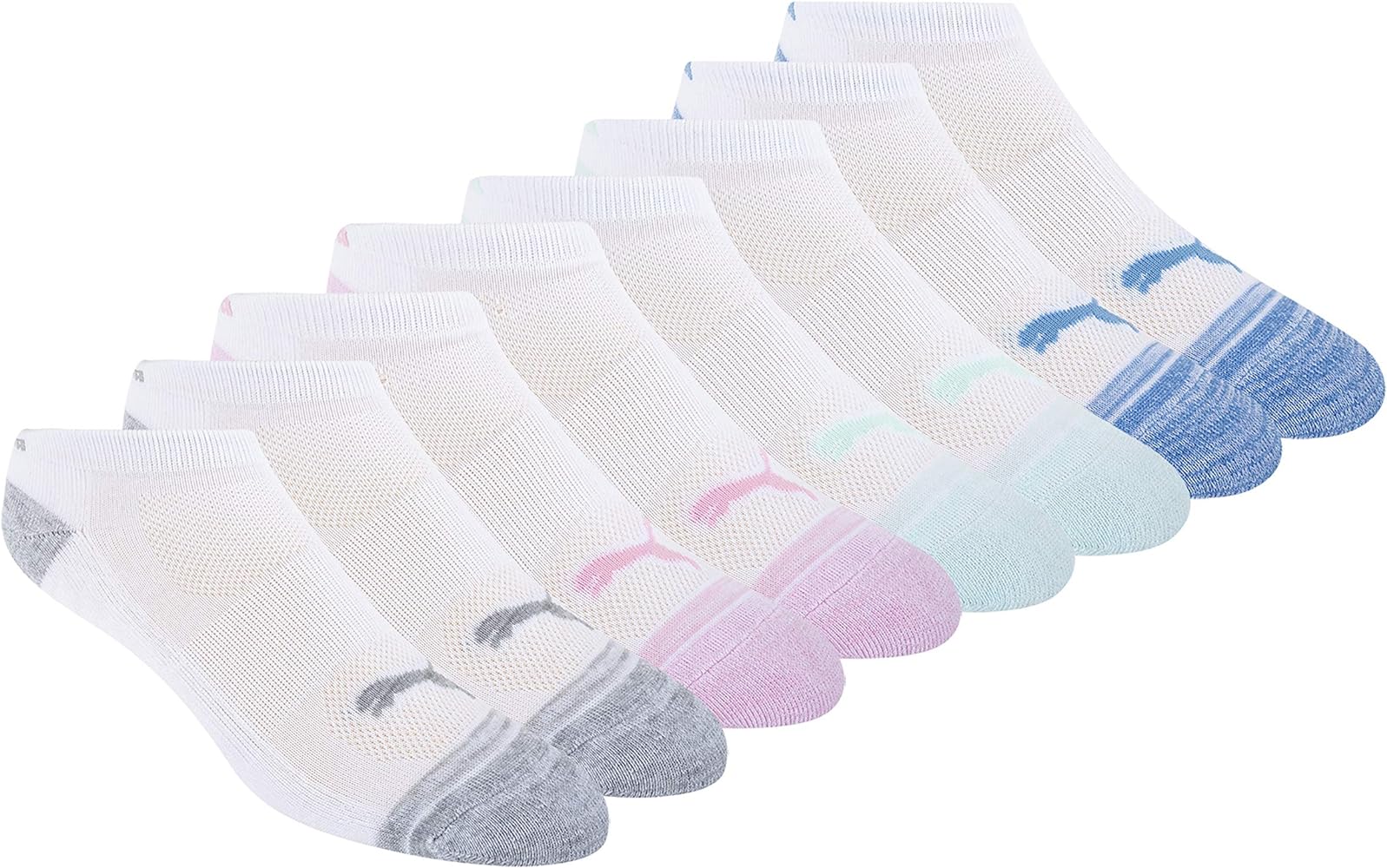 PUMA Women's 8 Pack Low Cut Socks