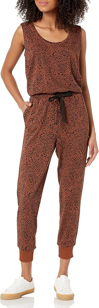 Amazon Essentials Women's Studio Terry Fleece Jumpsuit (Available in Plus Size)