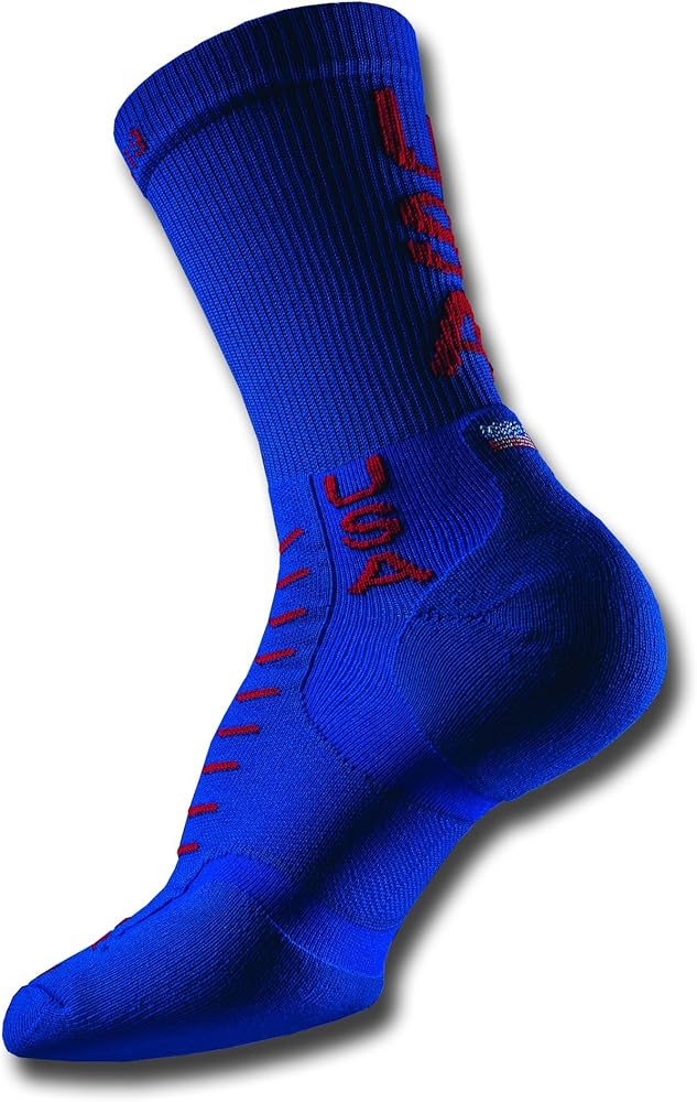 Thorlo Experia USA Crew Socks,Usa,M6-8/W7-9