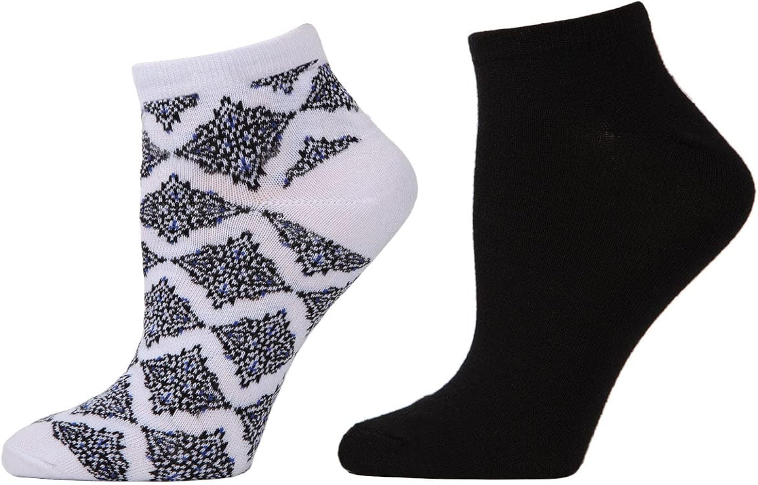 Natori Bohemian Florals Shorties Socks 2-Pack