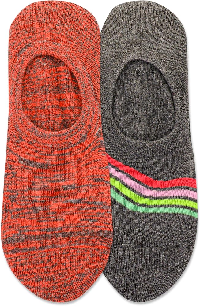 Hot Sox Women's Fun Liner Socks-2 Pair Pack-Cool & Cute Novelty Invisible No Show Gifts