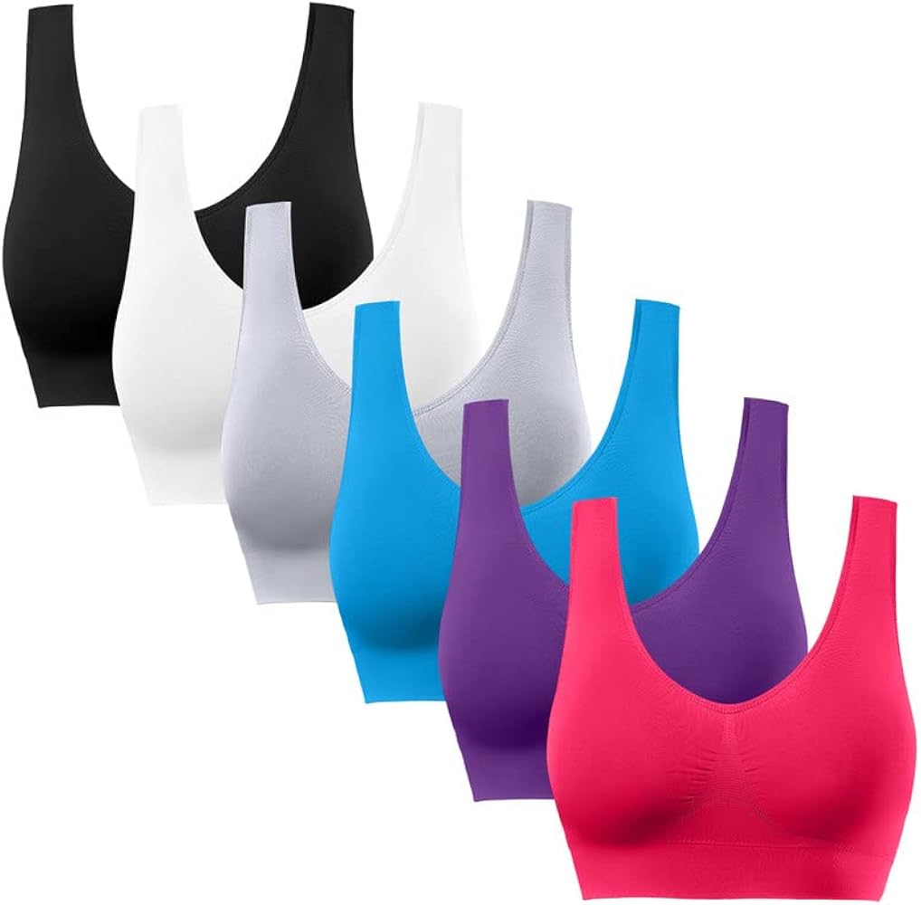 BESTENA Comfort Bra, Seamless Removable Pads Sleep Bras, Yoga Bra, Sports Bras for Women