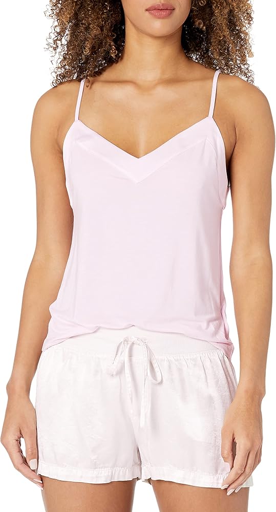 Calvin Klein womens Modal Satin Lounge and Sleep Camisole Shirt