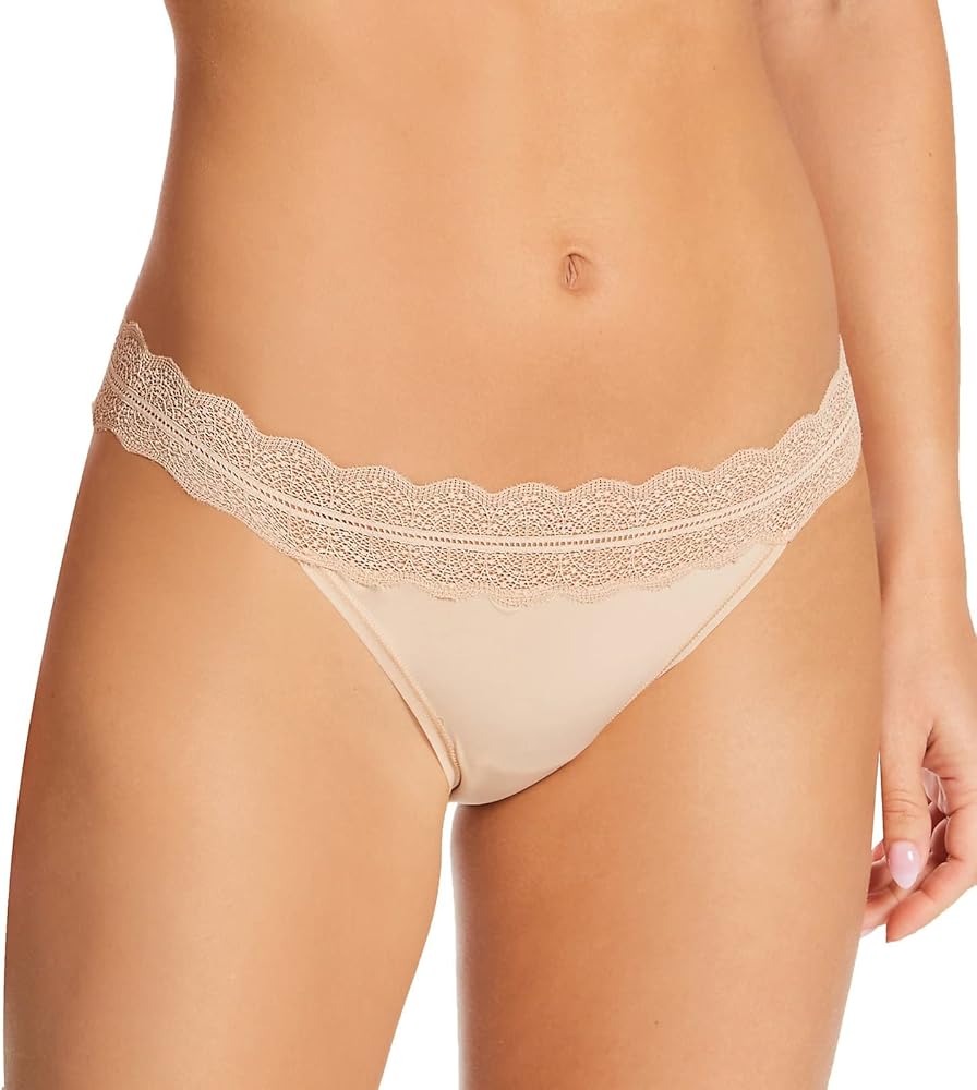 Calvin Klein womens Micro With Lace Band Bikini Panty