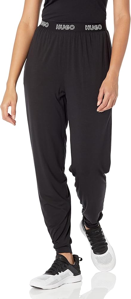 HUGO Women's Outline Logo Lounge Jogger Pants