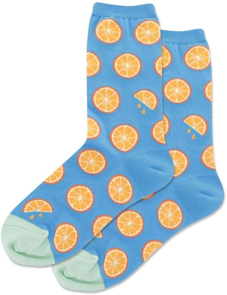 Hotsox Women's Citrus Crew Socks 1 Pair, Women's 9-11