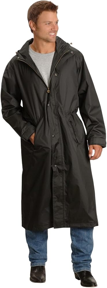 Outback Trading Women's 2406 Pak-a-roo Duster Waterproof Windproof Seam-Sealed Long Sleeve Rain Coat