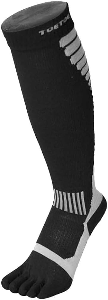 Men, Women, Sports Compression Knee-High CoolMax Toe Socks (1 Pair)