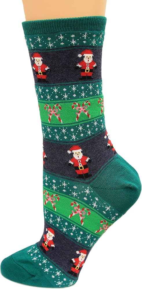 Hot Sox Women's Winter Holiday Fun Crew Socks-1 Pair Pack-Cute & Funny Gifts-Christmas and More