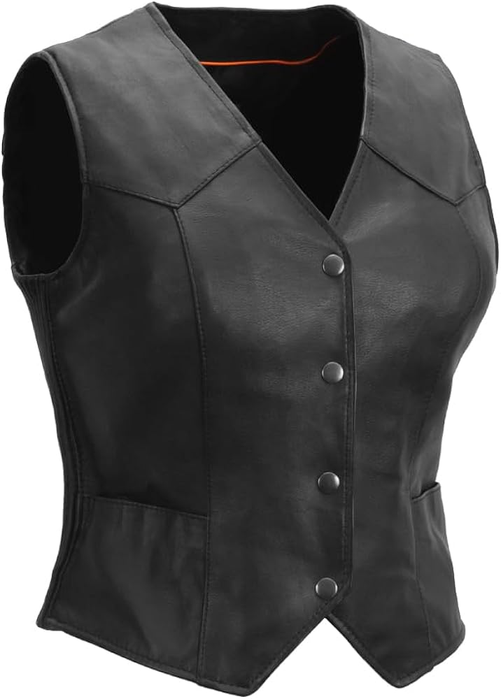 First Manufacturing Fitted Snap Women's Front Vest