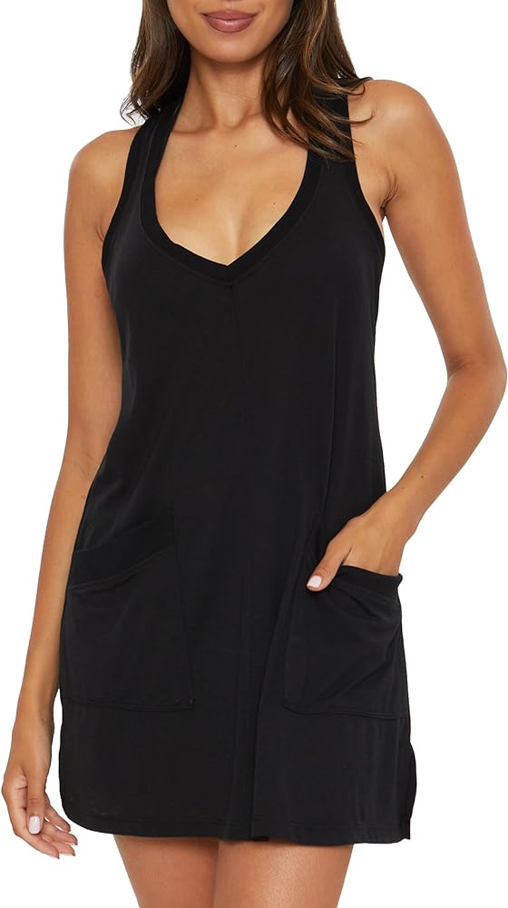 BECCA Date V-Neck Dress, Casual, Beach Cover Ups for Women