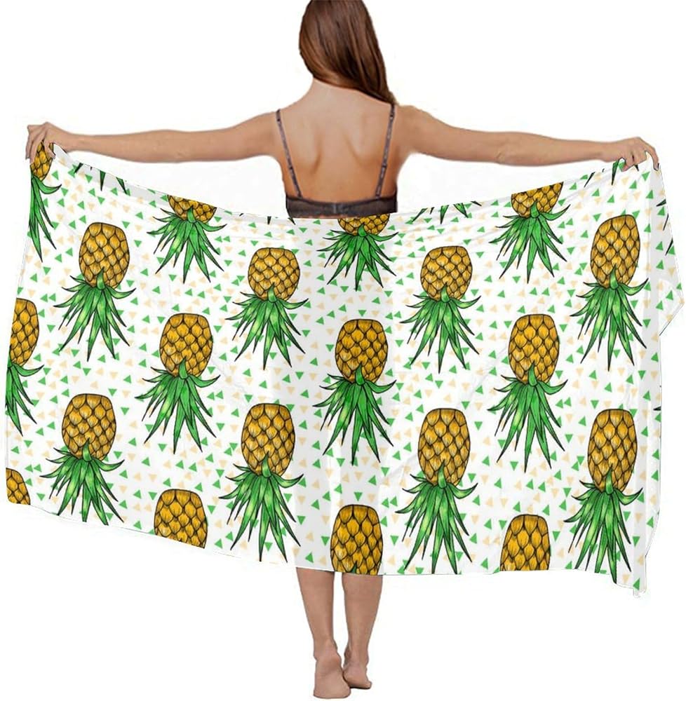 Women's Sarongs Beach Wrap Skirt, Swimsuit Cover Ups Summer Bathing Suit Coverups Casual Bikini Wrap