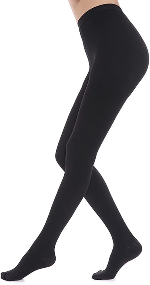 Compression Pantyhose for Women 20-30 mmHg Support Hose Opaque Closed Toe Stockings High Waist Tights