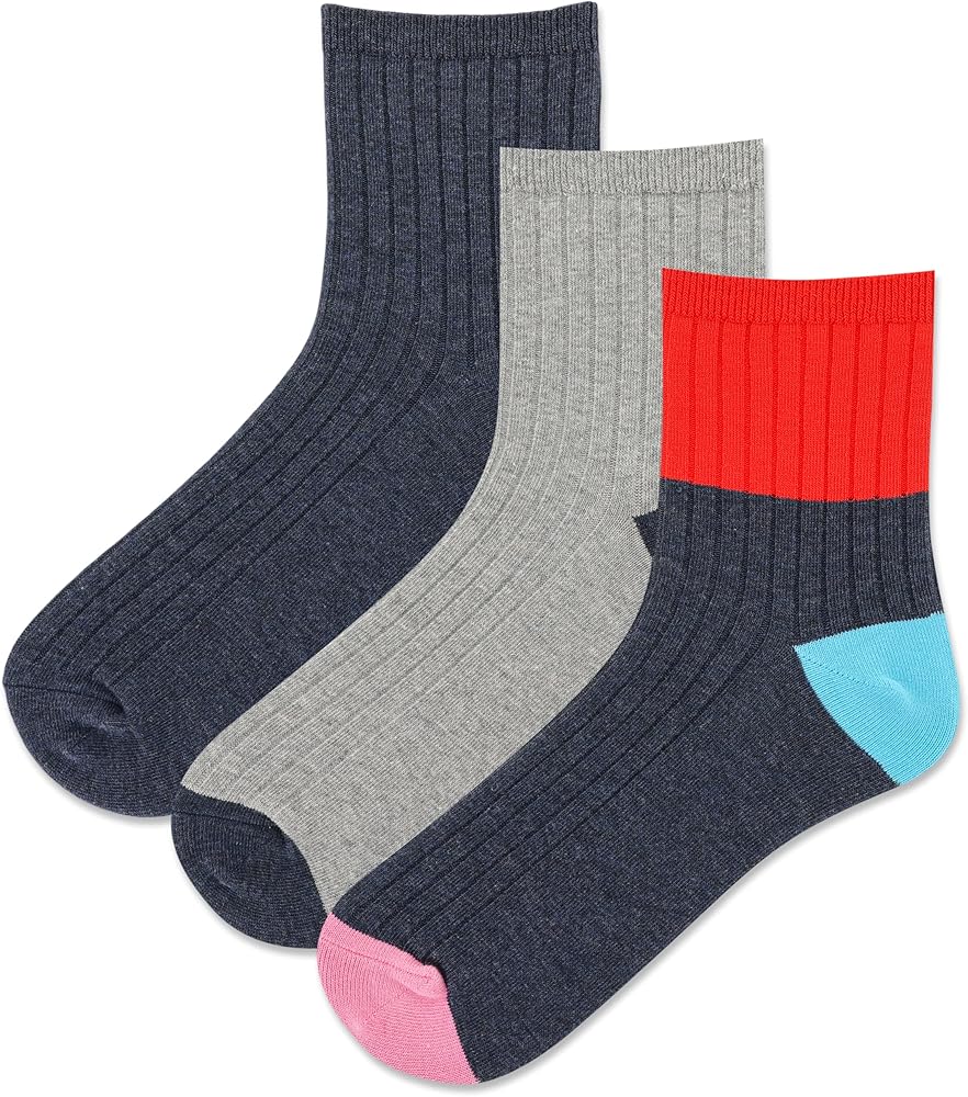 Hot Sox Women's Cute Conversation Starter Crew Socks-2 Pair Pack-Cool & Fun Gifts