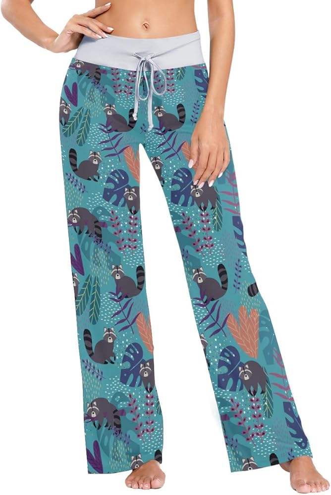 Women's Pajama Pants Bird Cardinal Bullfinch Titmouse Sleepwear Lounge Pajama Bottoms XS