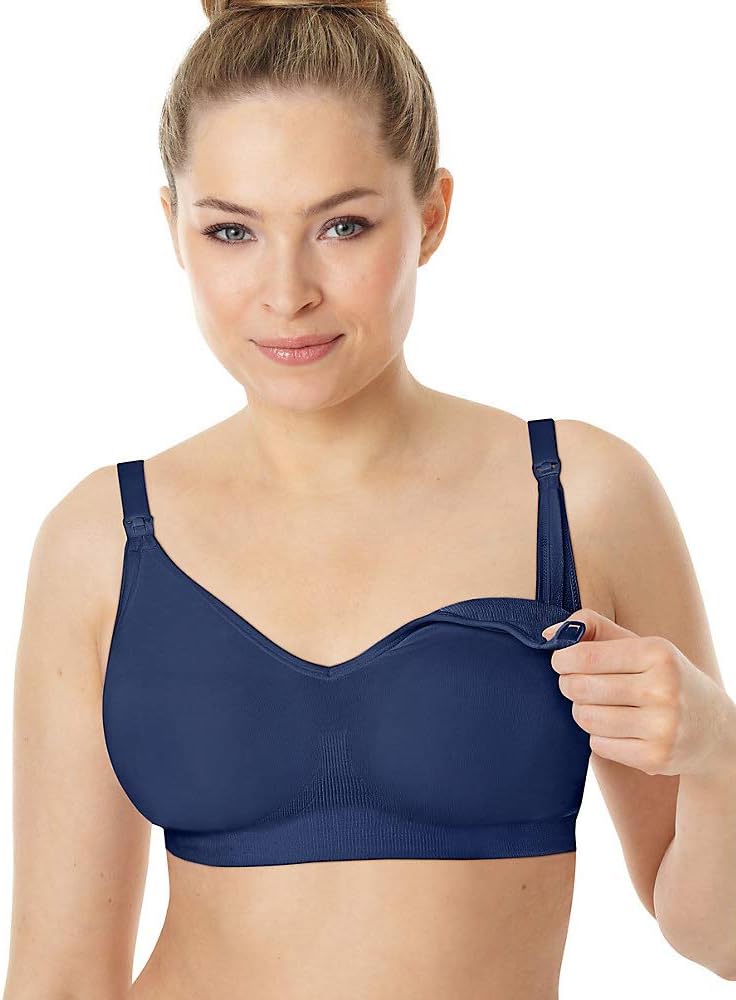 Playtex Women's Maternity Nursing Seamless Wirefree Full Coverage Bra US4956