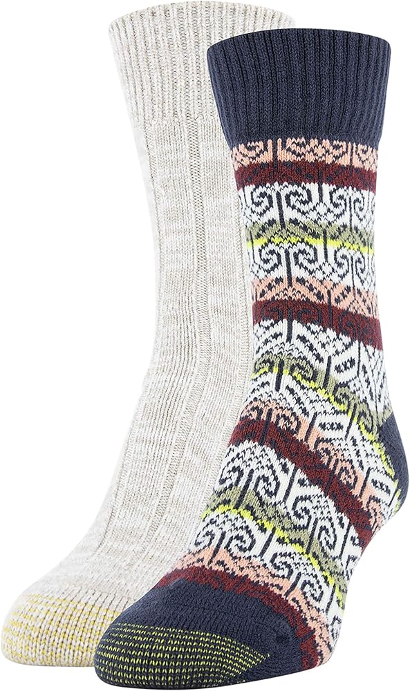 Gold Toe Women's Designer Collection Crew Socks, 3 Pairs