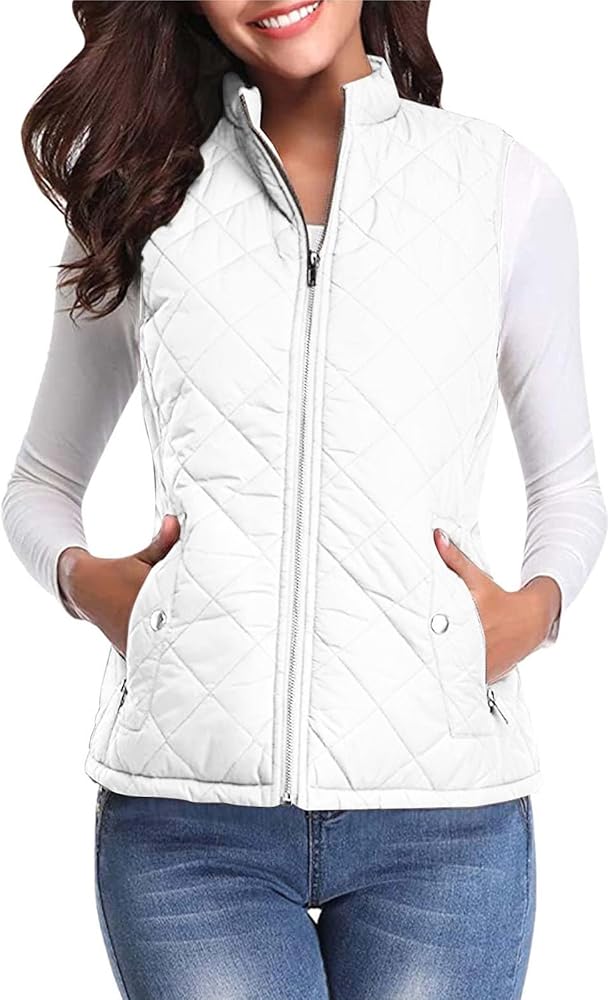 Women's Vest Sleeveless Jacket Coat Casual Autumn Warm Vest Cardigan Zipper Warm And Oversized Jacket for Women