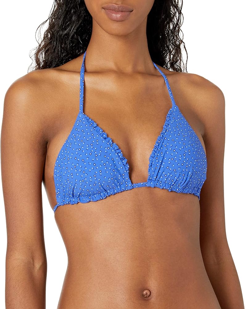 Seafolly Women's Standard Reversible Slide Triangle Bikini Top Swimsuit