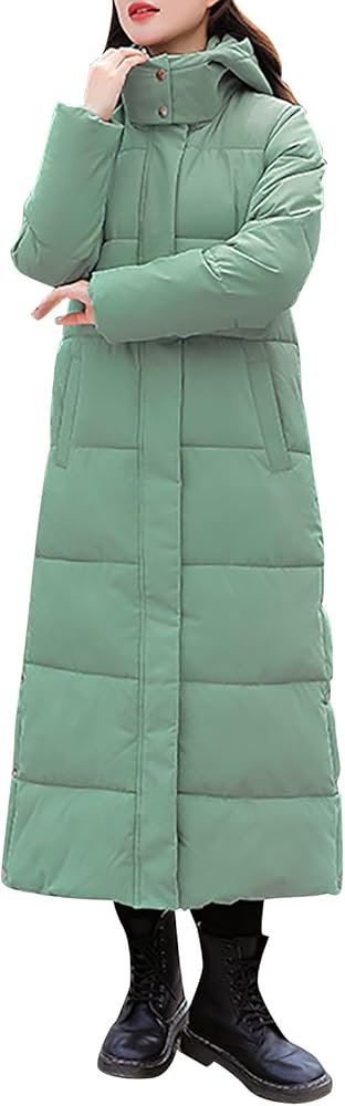 Puffer Jacket Womens with Hood Trendy Winter Coats for Women Coats for Women Fashion Womens Down Jacket with Hood Long Puffy Vest Quilted Coat for Women Lightweight