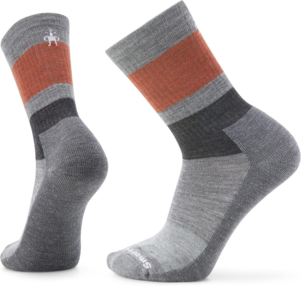 Smartwool womens Everyday Blocked Stripe Crew SocksEveryday Blocked Stripe Crew Socks