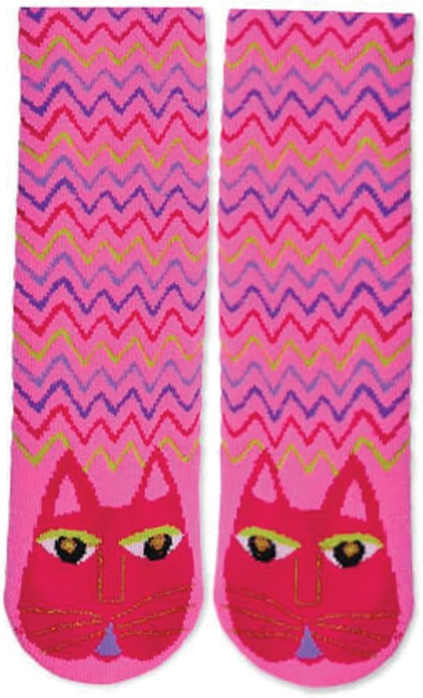 K. Bell Women's Single Pack Friendly Animal Slipper Socks