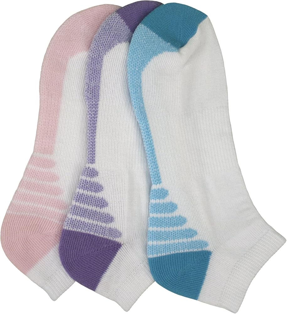 Fruit of the Loom womens 6 Pack No Show Socks