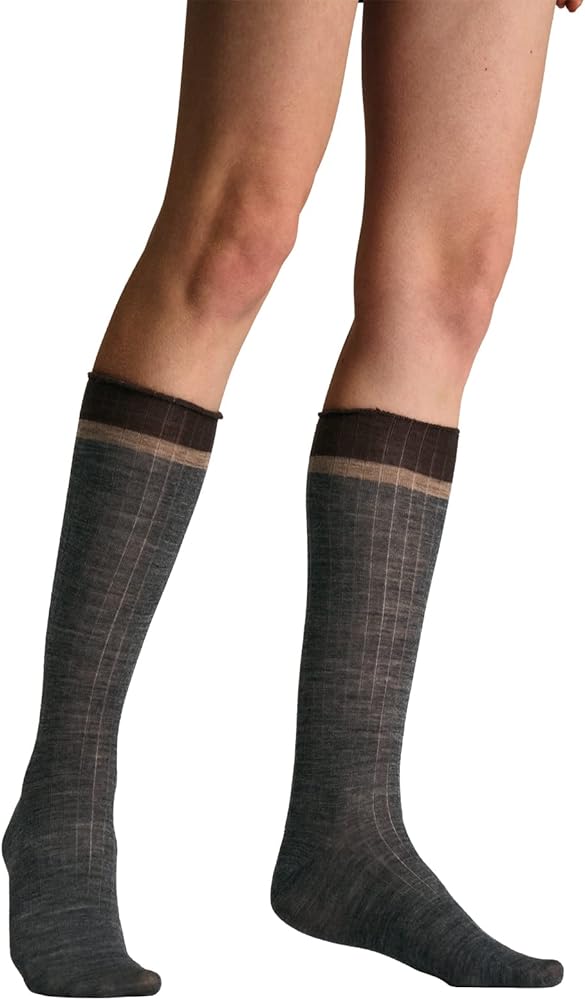 Women & Men Over the Calf Socks Above Ankle Merino Wool Boot Cozy Crew Comfy Workout Thin Casual Dress Bootie Trouser