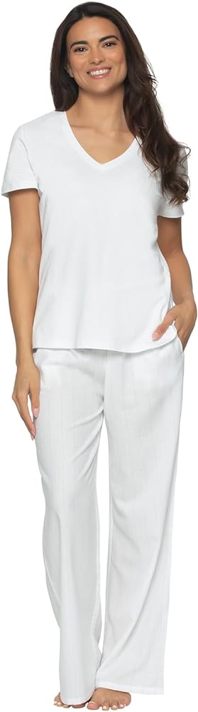 Felina Mirielle V-Neck Pajama Set