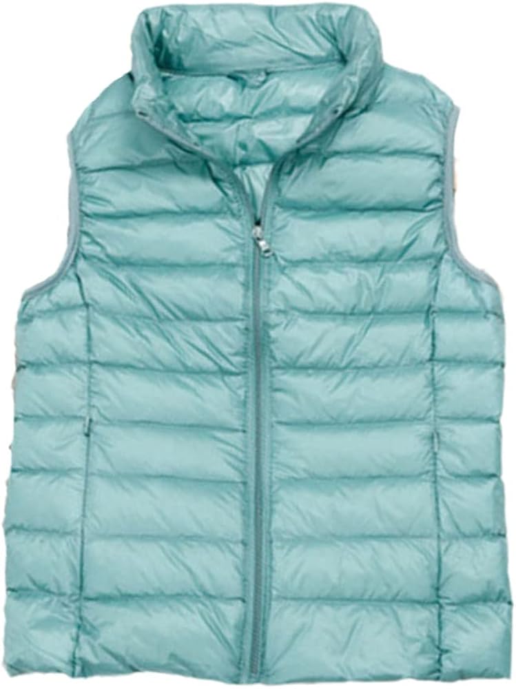 Winter Women Duck Down Vest Coat Ultralight Sleeveless Puffer Vest Jacket Windproof Duck Down Waistcoat