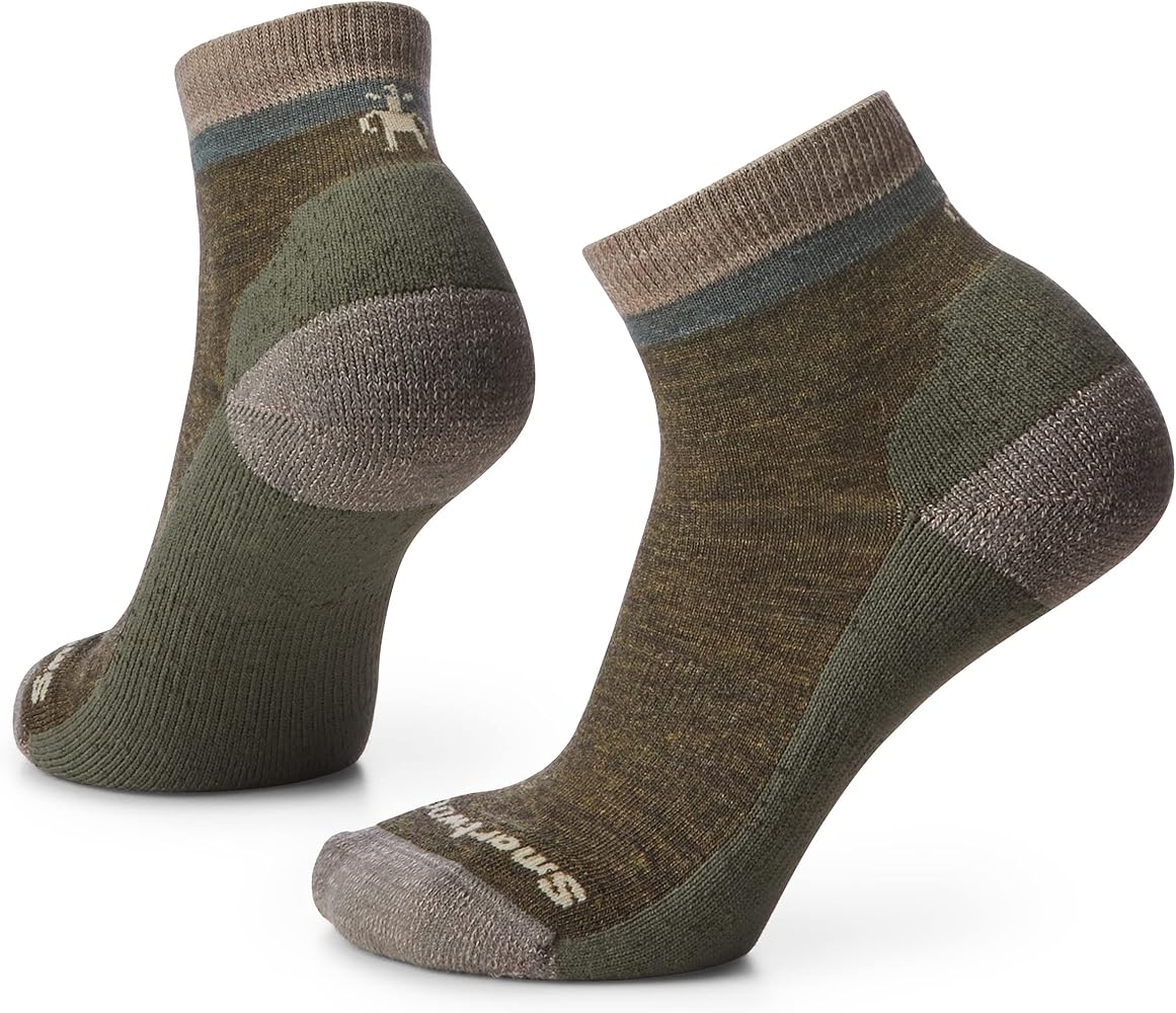 Smartwool Everyday Light Cushion Merino Wool Top Stripe Ankle Boot Socks for Men and Women