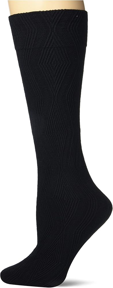 HUE Women's Fashion Sheer Knee Hi Socks, Assorted